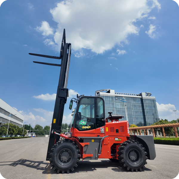 Rear Steering Off-Road Forklift