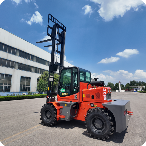 Rear Steering Off-Road Forklift