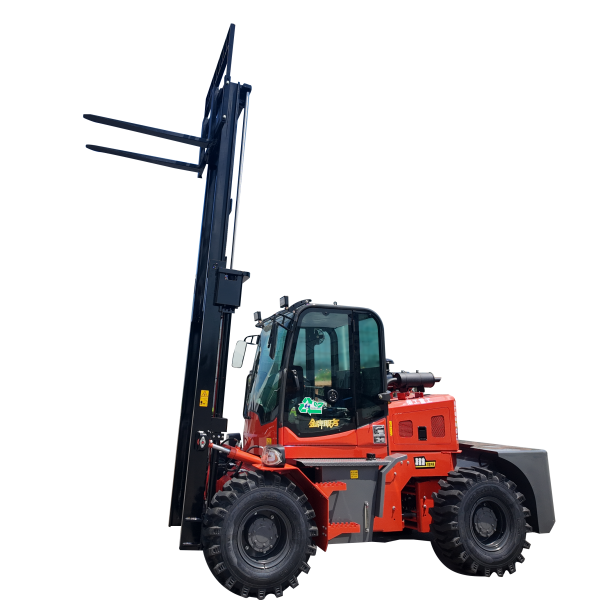 Rear Steering Off-Road Forklift